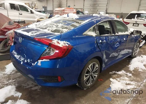 2016 Honda Civic Ex-T from USA, damaged, VIN 19XFC1F37GE211240